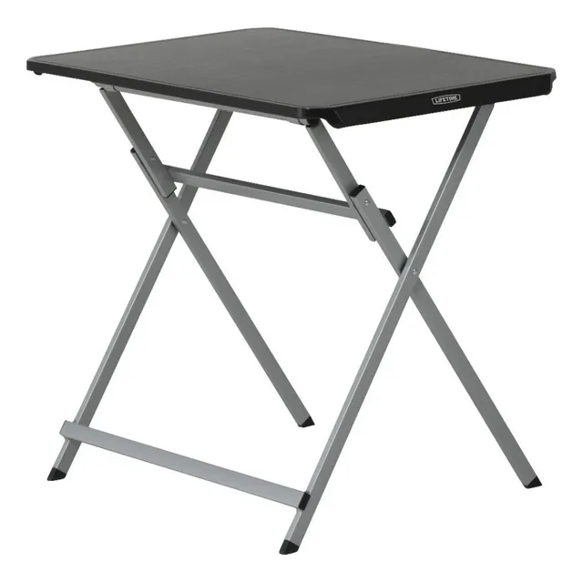 Mesa Personal Lifetime Tipo Tablon Negra Alta Densidad Color Negro