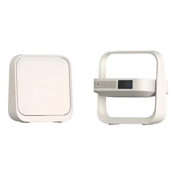 Projetor Mini Portátil Xgimi Elfin Flip Plus 1080p Fhd 4k Dlp Google Tv 500 Iso Lúmens Netflix Licen