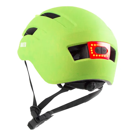 Casco Bicicleta Dakota Ciclismo Luz Led Color Verde