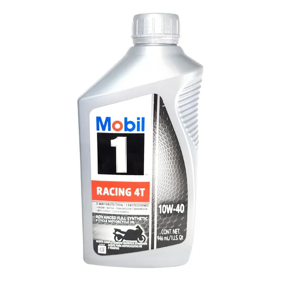 Aceite Mobil 1 10w40 Racing 4t Original Sintético Motos 4t