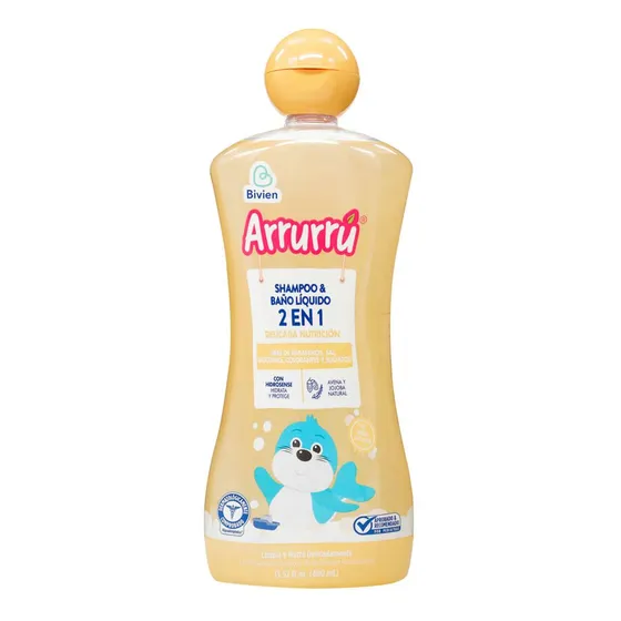 Shampoo Arrurrú SHAMPOO Y BAÑO ARRURRU 2 EN 1 AVENA 400 ML