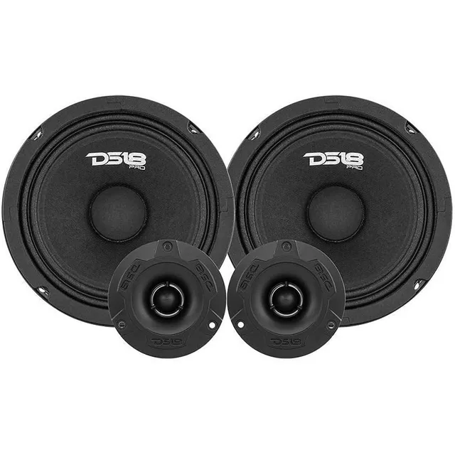 Set De Medios Rangos Ds18 8 PuLG Pro-gm8.4pk2 Open Show 580w