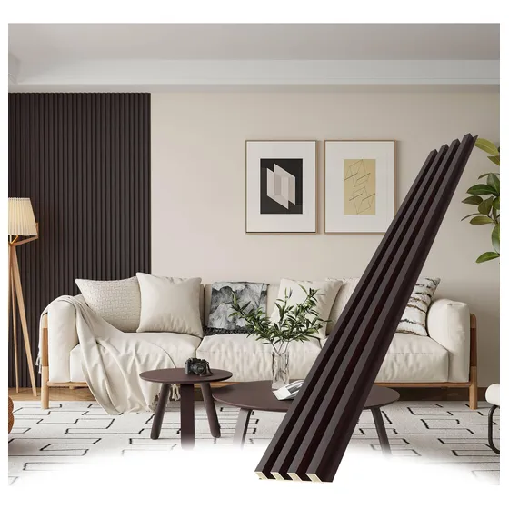 Pohare Wpc - Paneles De Pared De Listones, Paquete De 8 Lis.