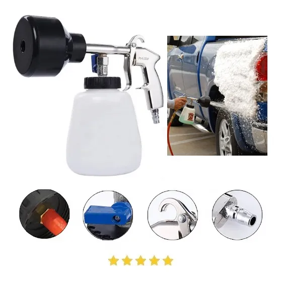 Kit P/compressor Ar Tornado Lava Joga Solução Detergen Carro
