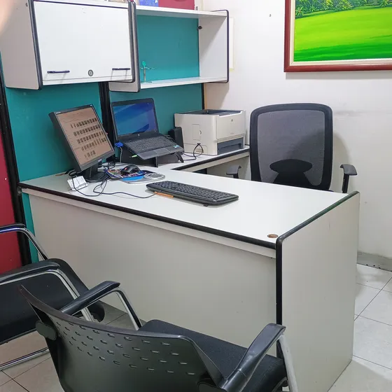 Estación Modular De Trabajo Verde