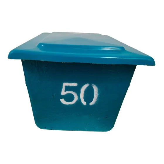 Caixa D'agua Retangular - 50 Litros Para Boiler Solar 