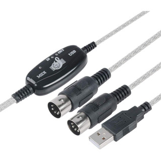 Cable Adaptador Audio Sonido Teclado Interfaz Midi Usb Cable Adaptador Audio Sonido Teclado Interfaz Midi Usb