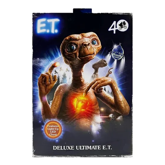 Neca: E.t - Figura Deluxe Ultimate Et Con Luz Led
