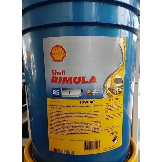 Aceite para motor Shell semi-sintético 10W-40 para línea pesada