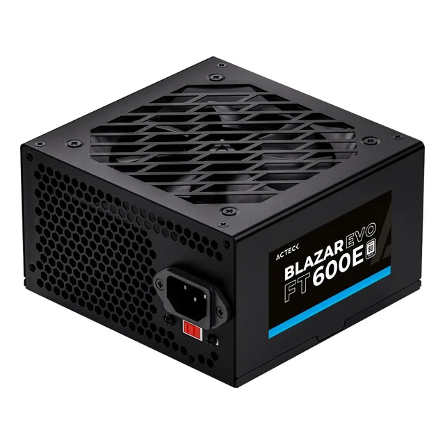 Fuente de poder para PC Acteck FT600 600W negra 127V