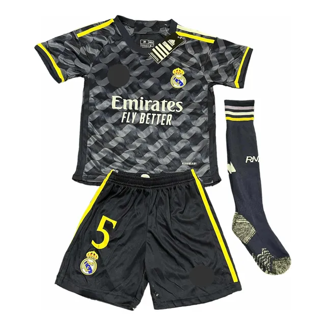 Uniforme Del Real Madrid Gris Para Niños
