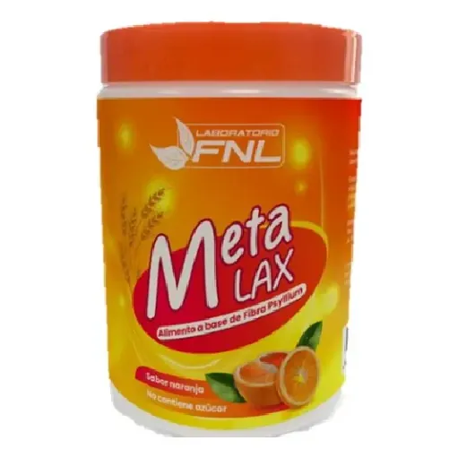Estreñimiento, Transito Instestinal Meta Lax Fnl 180 Gr Sabor Naranja