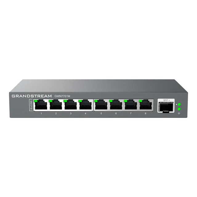 Switch No Administrable 8 Puertos Rj45 + 1 Sfp+ Para Fibra