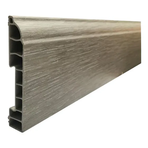 Zocalo De Pvc  15mm X 80mm X 2,40 Mts 