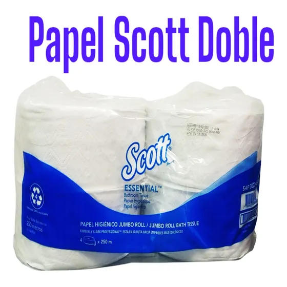 Papel Higiénico Industrial Scott 1x4x250mts Doble Hoja