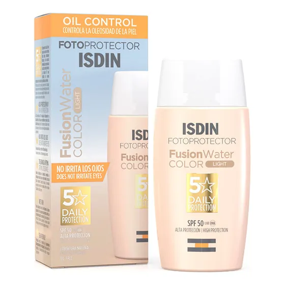 Fotoprotector Isdin Fusion Water Color Light Spf50+ X 50 Ml