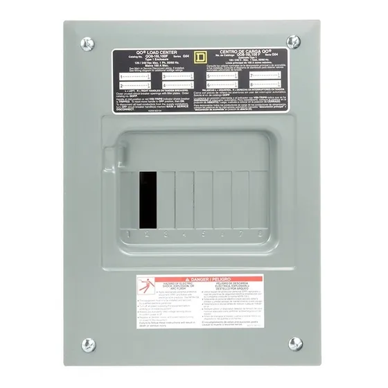 Centro De Carga Qo816l100f Zap. Princip. 100 A 1f. 3h 8sp