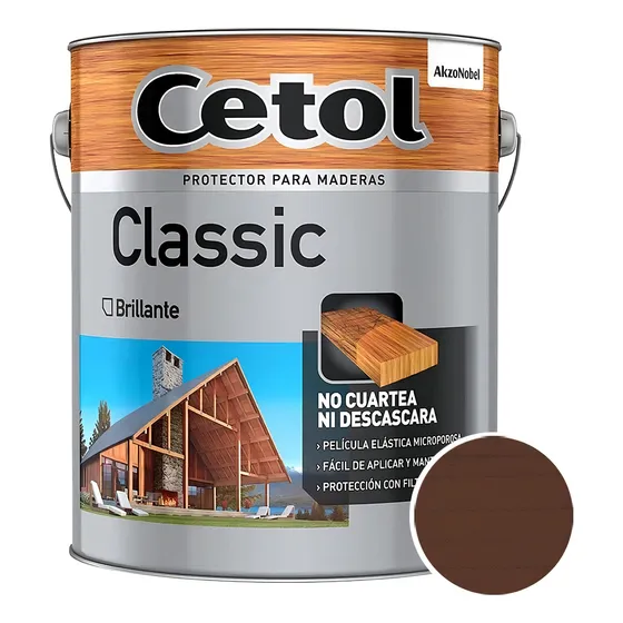Cetol Classic Brillante Impregnante Madera 1lt Color Nogal