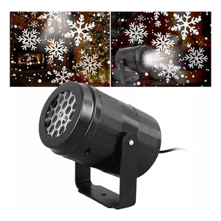 Projector Luces Led De Copos De Nieve De Navidad Decoración Luces Blanco Projector Luces Led De Copos De Nieve De Navidad Decoración Luces Blanco