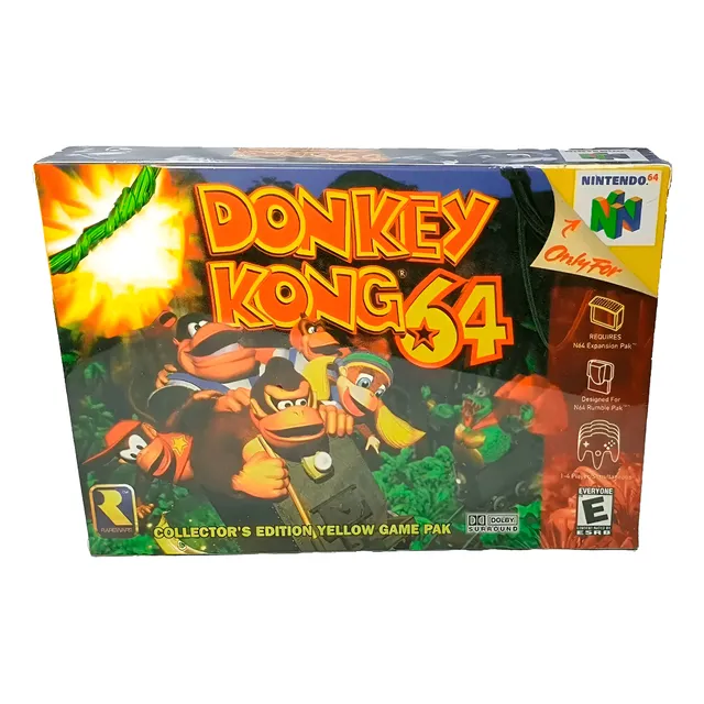 Donkey Kong 64 Físico En Caja Con Manual Nintendo 64
