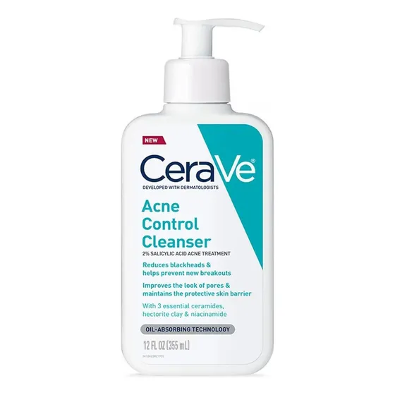 Cerave Acne Control Cleanser 355ml Momento De Aplicación Día/noche Tipo De Piel Mixta