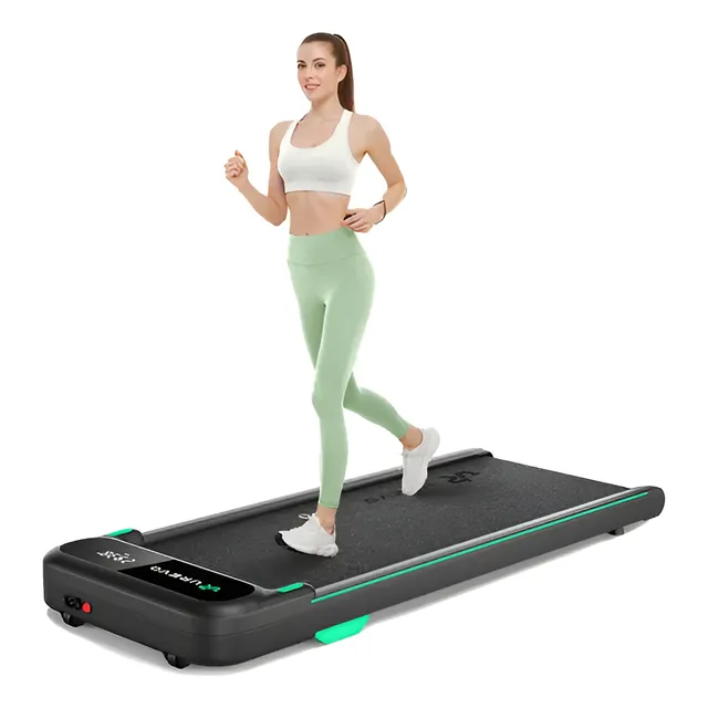 Caminadora Con Absorcion De Impacto De 2.5hp Resiste 120kg Negro