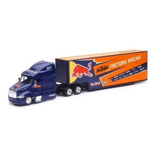 New Ray 1:32 Peterbilt Caja Seca Ktm Red Bull-trailer Escala New Ray 1:32 Peterbilt Caja Seca Ktm Red Bull-trailer Escala