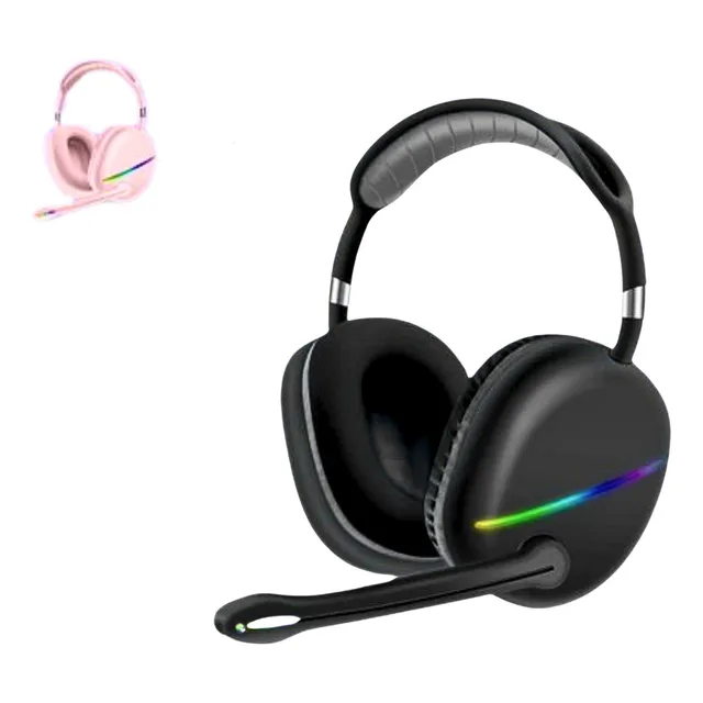 Auricular Inalambrico Gamer Luz Rgb - Okidoki