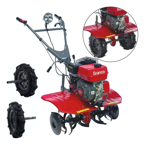 Motocultivador A Gasolina 212cc 7hp Enxadas Rotativas Tekna