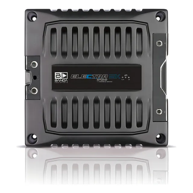 Modulo Amplificador Banda Electra 5k2 5000 Rms 2 Ohm Grave Cor Preto