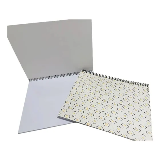 Cuadernos De Espiral Plástico  De Dibujo  Hojas Blanca  80h.