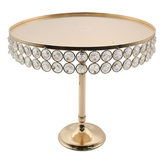 Yi Soporte De Metal Pastel De Lujo Con Luz Dorada, Soporte Yi Soporte De Metal Pastel De Lujo Con Luz Dorada, Soporte