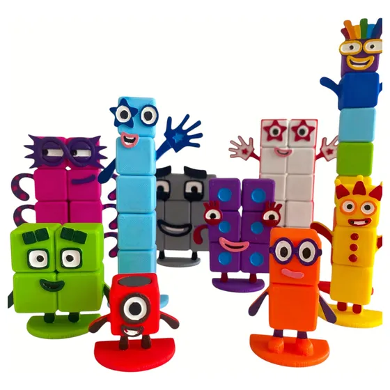 Juego Numberblocks Magneticos Didácticos Personajes 1 A 10