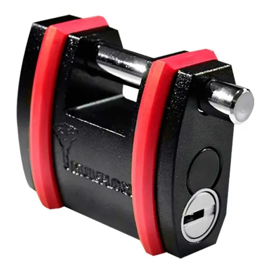 Candado Alta Seguridad Para Cortina Mul-t-look Sbne10 Color Negro