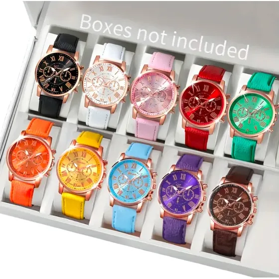 Relojes De Cuarzo De Diferentes Colores