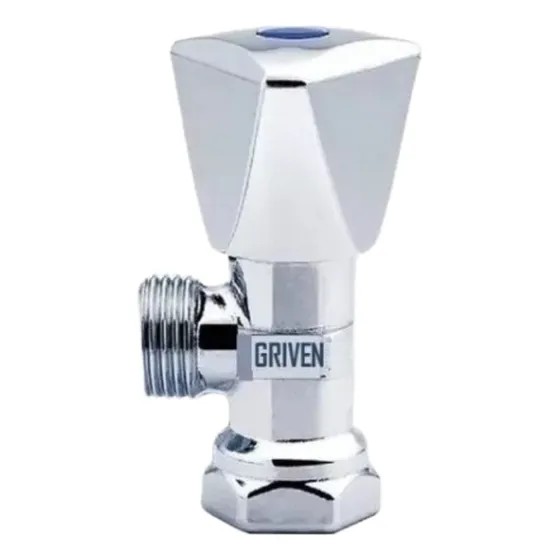 Llave Arresto Cromada + Canilla 1/2x1/2 Naylon 50cm (combo)
