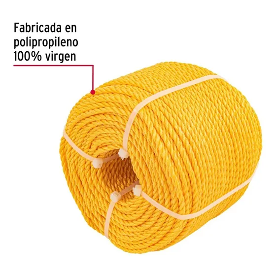 Cuerda De Polipropileno, 4 Mm, 1 Kg, Truper 40092