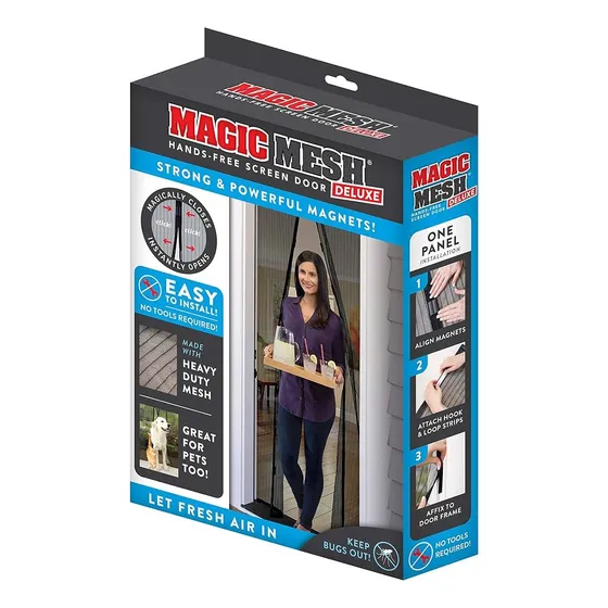 Malla Magnética Cortina Anti Mosquitos Para Puerta Ventanas 