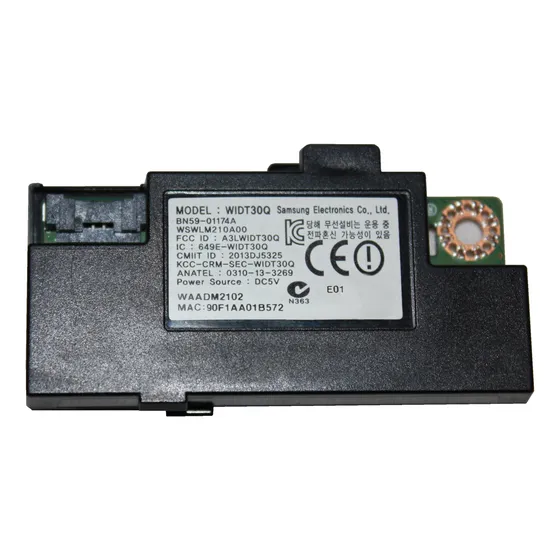 Modulo Wi-fi Para Tv Samsung  Bn59-01174a - Modelo Widt30q
