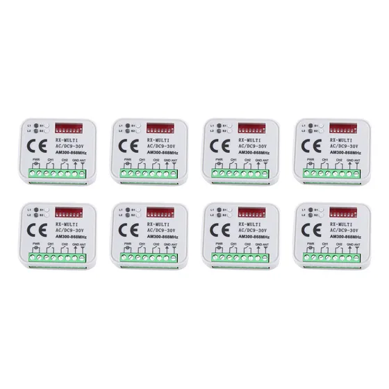 Receptor Universal Rx Multifrecuencia De 300-868 Mhz, 8 Cana