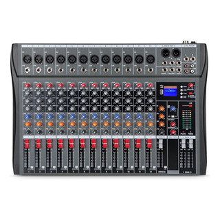 Mesa Som 12 Canais Mixer Misturador Audio Bluetooth Usb Mesa Som 12 Canais Mixer Misturador Audio Bluetooth Usb