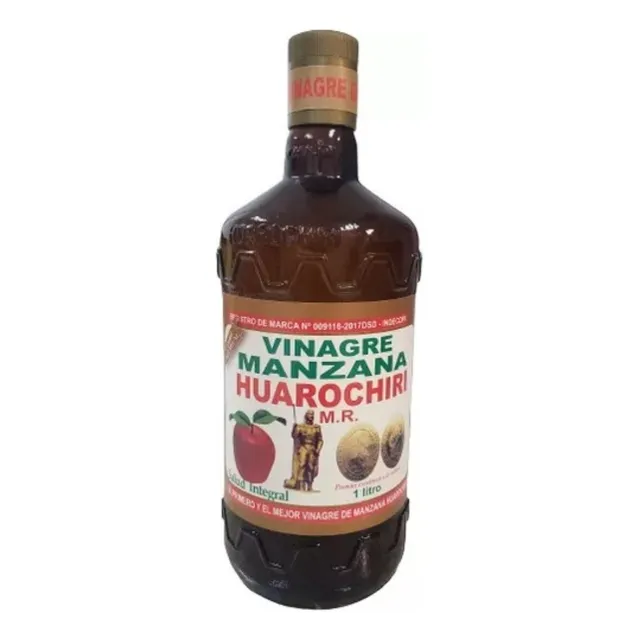 Vinagre De Manzana Huarochiri Organico 1 Litro Con R,s