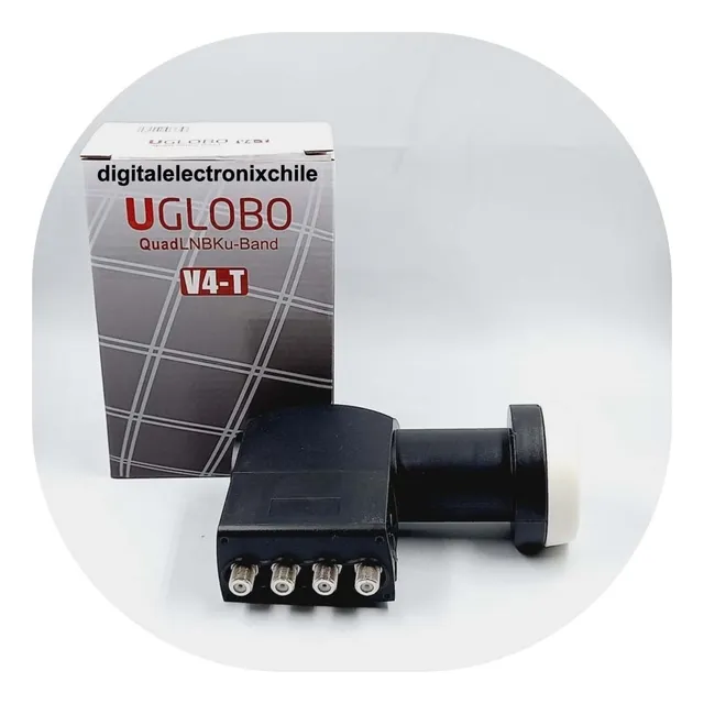 Lnb 4 Salidas Duo Uglobo Quad Banda Ku Universal