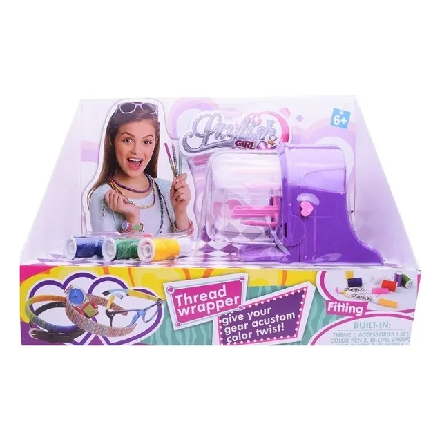 Máquina Envolvedora De Hilos Para Decorar Objetos, Pulseras
