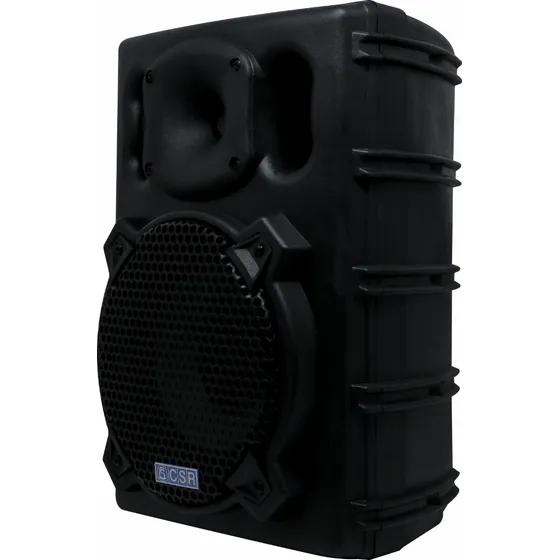 Caixa Som Prof Bluetooth Amplificada Ativa Sub 8 Pol Usb Csr Cor Preto 110v/220v (bivolt)