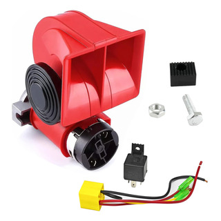 Claxon Corneta Bocina Con Relevador Súper Potente 12v Claxon Corneta Bocina Con Relevador Súper Potente 12v