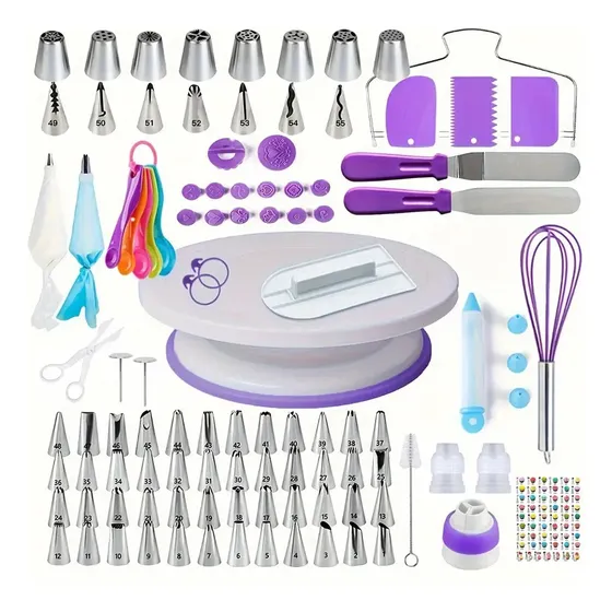 Bd 137 Peças De Utensílios Para Assar Bolos