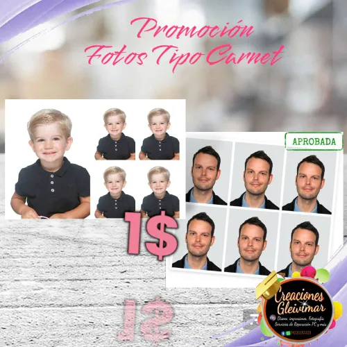 Impresión Foto Típo Carnet 
