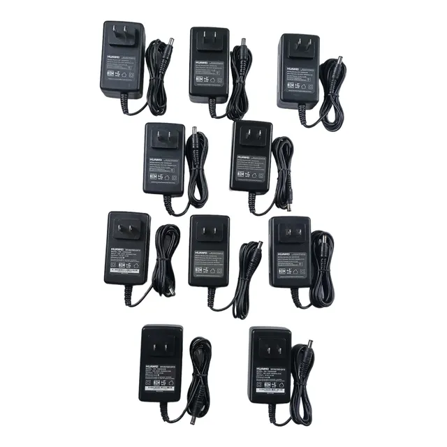 10 Pz Eliminador Fuente Cámara Cctv Tiras Led 12v 2a Huawei