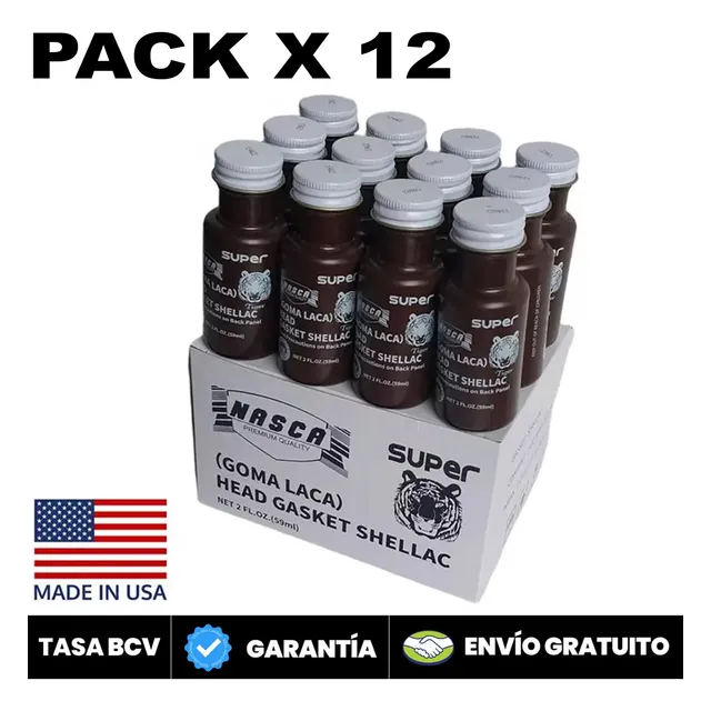 Goma Laca Liquida 59ml C/u (pack 12 Unidades)
